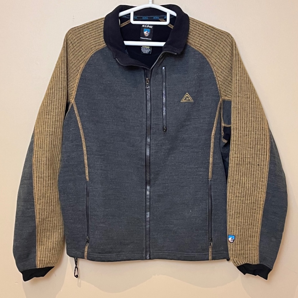 Kuhl Wool Blend Full Zip Jacket - Men's Size M - Gray